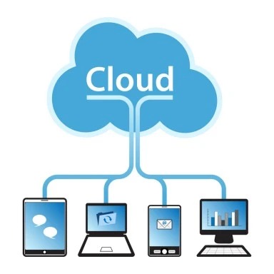 many computers are connected to cloud