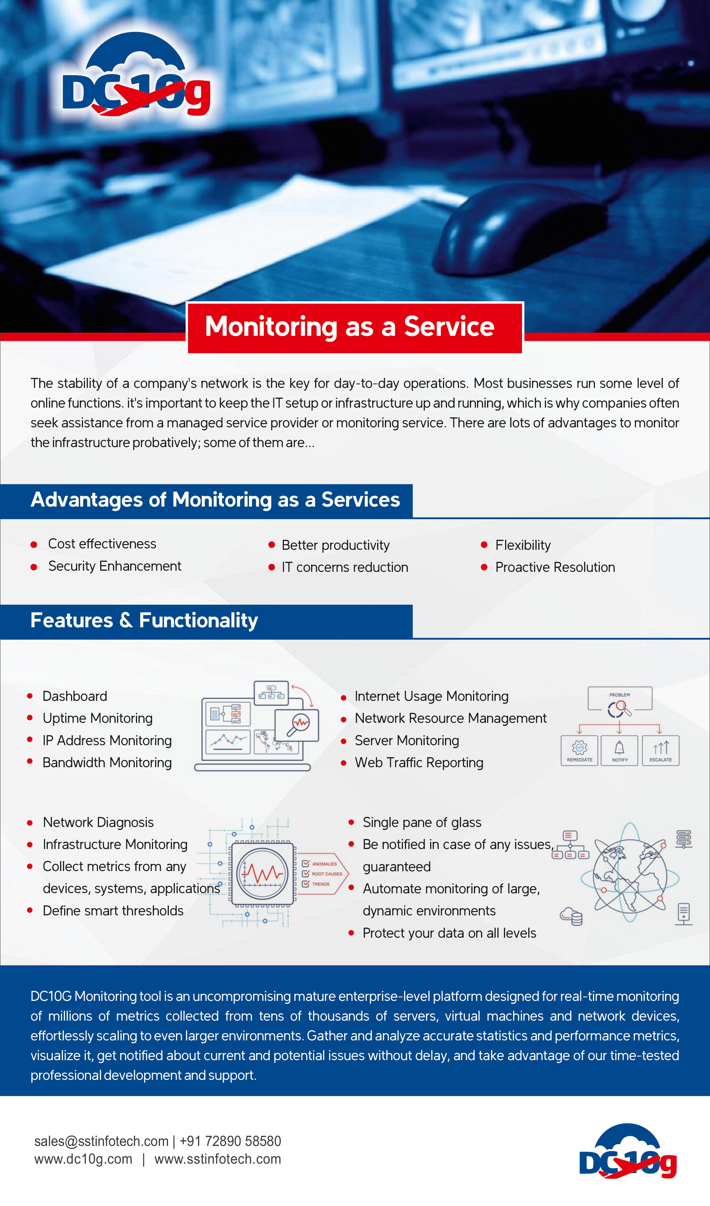 Advantages of monitoring as a service
